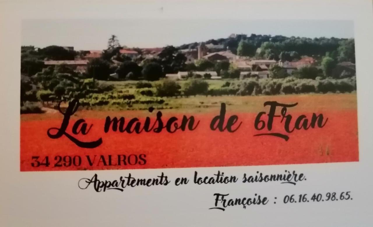 La Maison De 6Fran Appartement 2 Chaleureux Et Calme Ambiance Familiale Valros 외부 사진